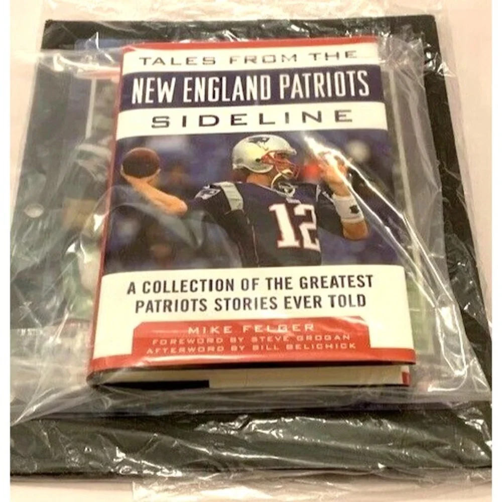 Tom Brady Book Tales from the New England Patriots Sideline Felger Mancave Gift